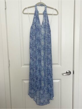 O’Neill Midi Halter Dress blue flowy size XS